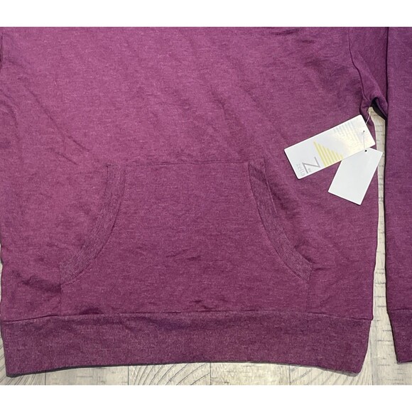 Zella Sweatshirt Women’s Small Purple Funnel Neck Hoodie Athleisure Yoga - Picture 3 of 5